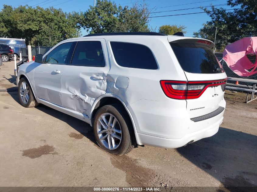 2023 Dodge Durango Gt Plus Rwd VIN: 1C4RDHDG2PC596402 Lot: 38060276