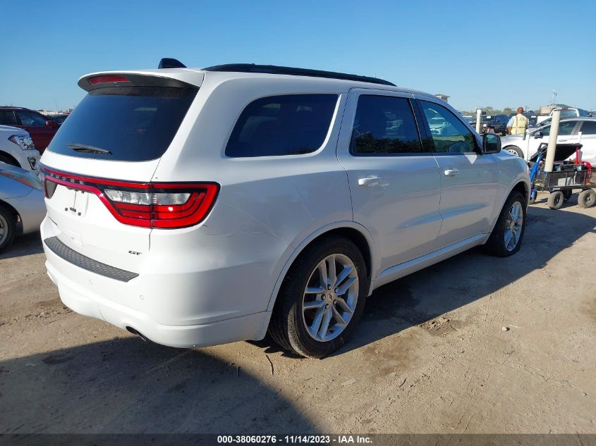 2023 Dodge Durango Gt Plus Rwd VIN: 1C4RDHDG2PC596402 Lot: 38060276