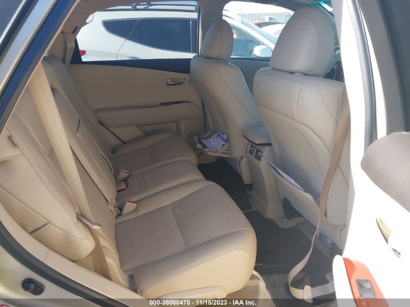 2011 Lexus Rx 350 VIN: 2T2ZK1BA0BC050852 Lot: 38060470