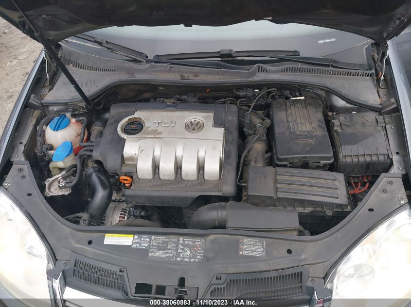 2006 Volkswagen Jetta Sedan 1.9L Tdi VIN: 3VWST71K06M809333 Lot: 38060883