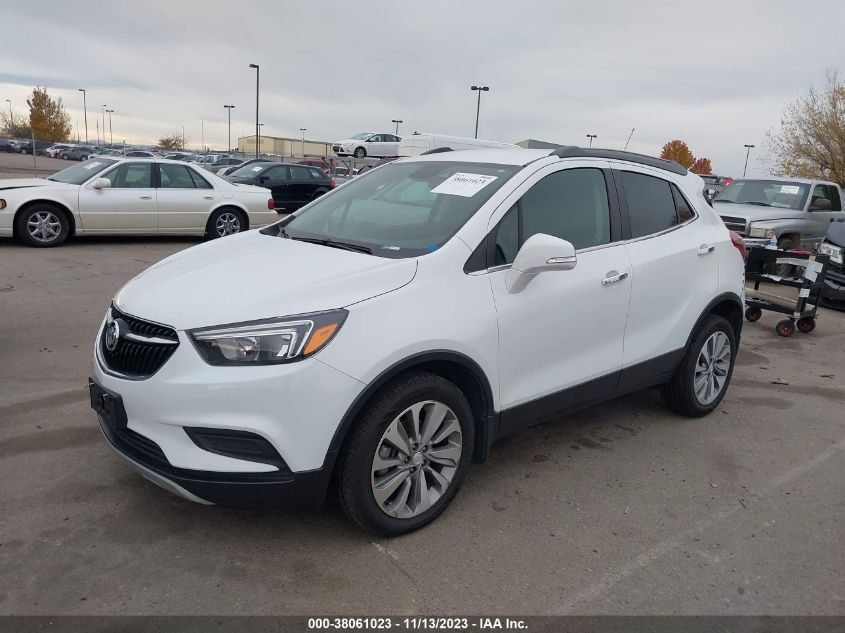 2019 Buick Encore Awd Preferred VIN: KL4CJESB6KB840078 Lot: 38061023