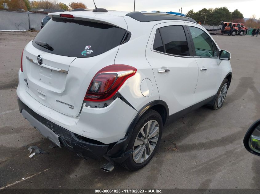 2019 Buick Encore Awd Preferred VIN: KL4CJESB6KB840078 Lot: 38061023