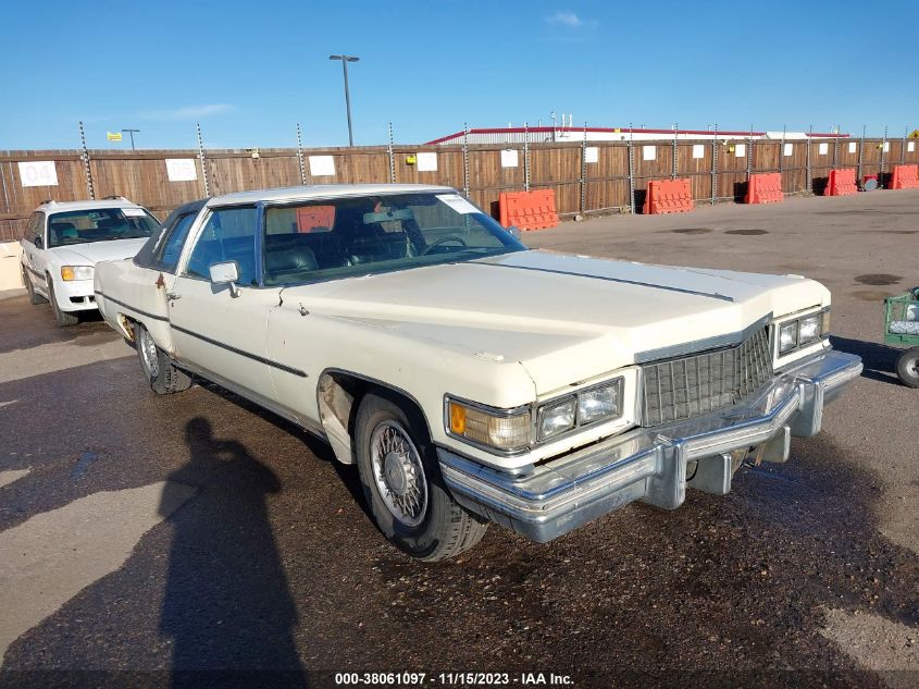 1976 Cadillac Deville VIN: 6D4756Q110355 Lot: 38061097