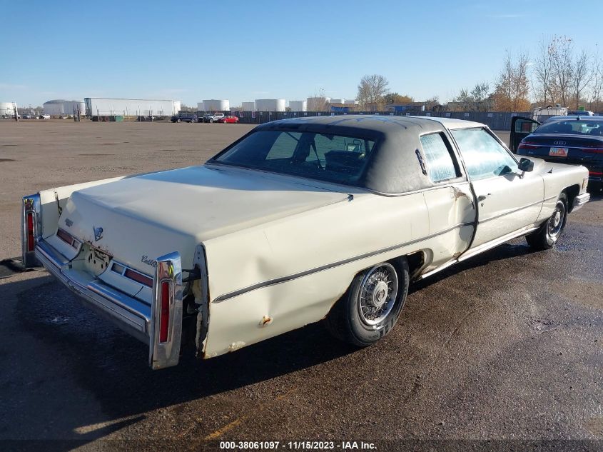 1976 Cadillac Deville VIN: 6D4756Q110355 Lot: 38061097