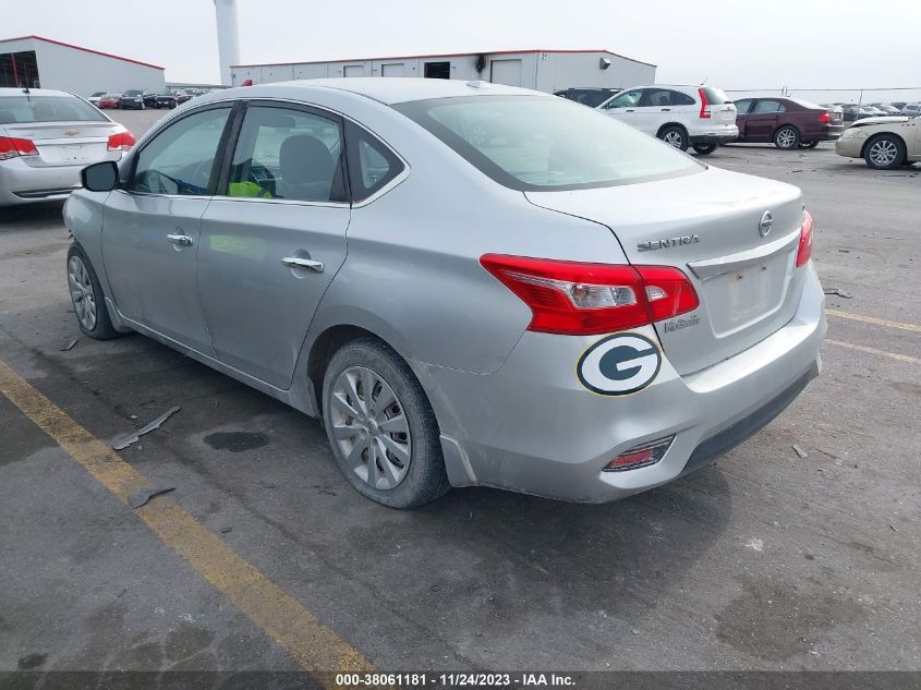 2017 Nissan Sentra Sv VIN: 3N1AB7AP8HY217075 Lot: 38061181