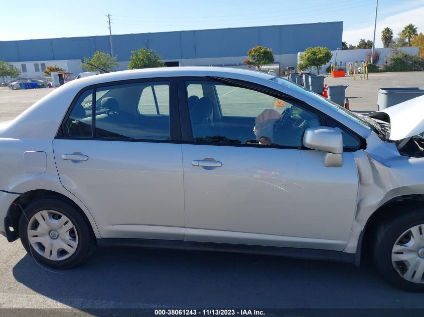 2010 Nissan Versa 1.8S VIN: 3N1BC1AP7AL412411 Lot: 38061243