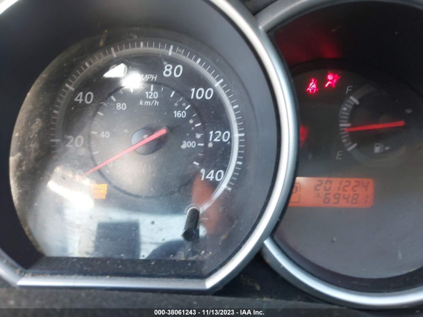 2010 Nissan Versa 1.8S VIN: 3N1BC1AP7AL412411 Lot: 38061243