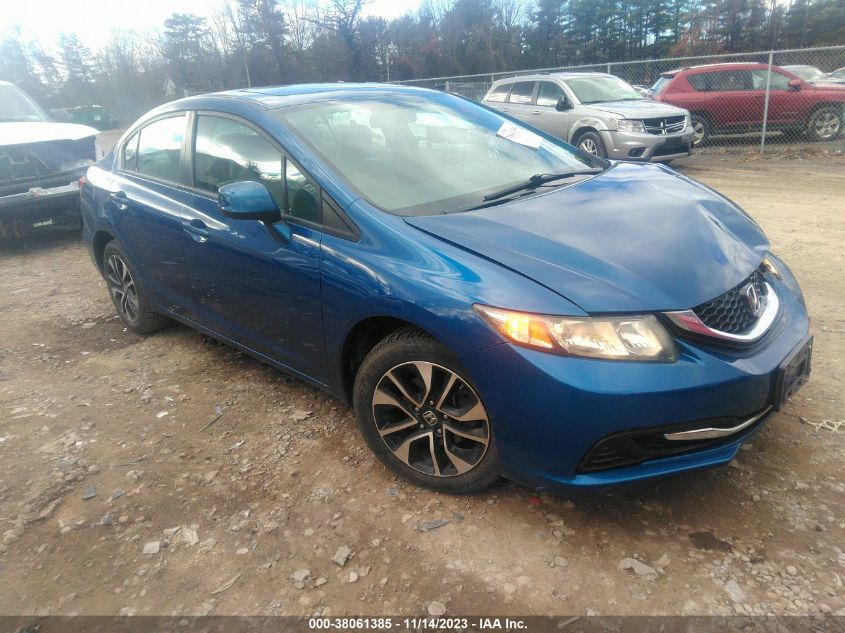 2013 Honda Civic Ex VIN: 19XFB2F83DE272729 Lot: 38061385