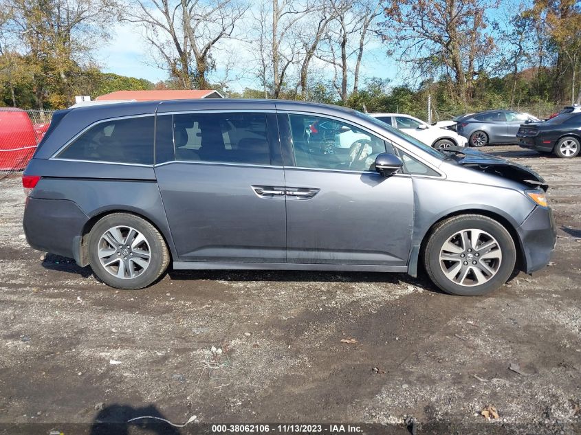 2014 Honda Odyssey Touring/Touring Elite VIN: 5FNRL5H97EB079898 Lot: 38062106