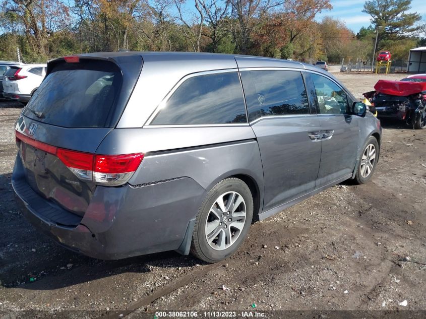 2014 Honda Odyssey Touring/Touring Elite VIN: 5FNRL5H97EB079898 Lot: 38062106