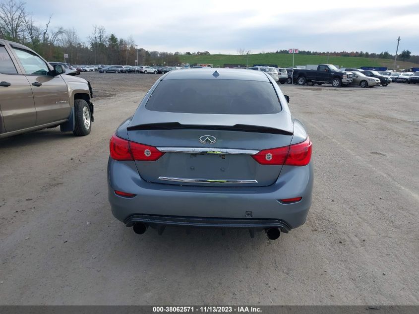 2014 Infiniti Q50 Premium VIN: JN1BV7AR0EM699715 Lot: 38062571