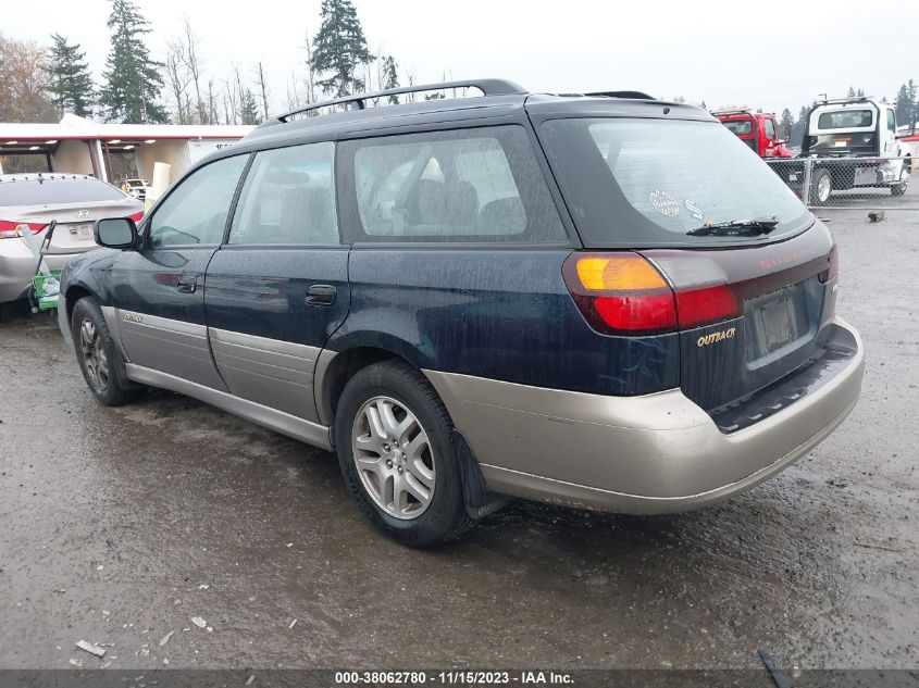 2002 Subaru Legacy Outback VIN: 4S3BH665327624294 Lot: 38062780