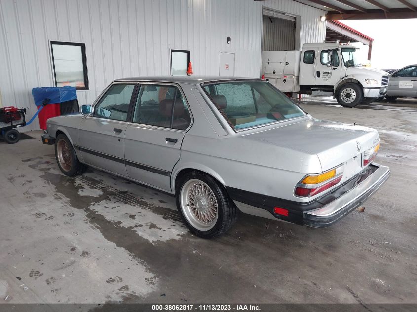 1986 BMW 528 E Automatic VIN: WBADK8304G9700497 Lot: 38062817