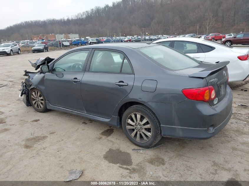 2009 Toyota Corolla S VIN: 2T1BU40E39C112441 Lot: 38062878