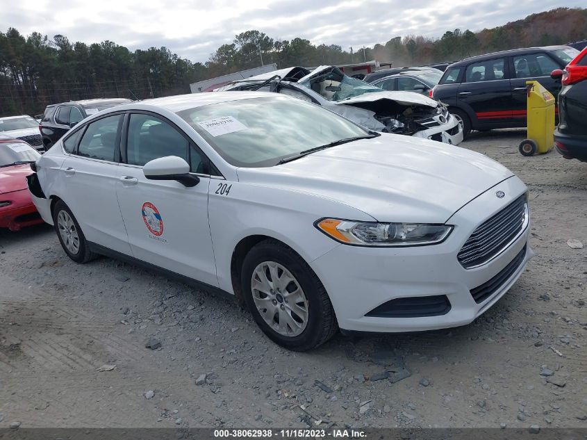 2013 Ford Fusion S VIN: 3FA6P0G7XDR364494 Lot: 38062938