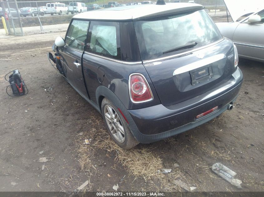 2012 Mini Cooper Hardtop VIN: WMWSU3C52CT257344 Lot: 38062972