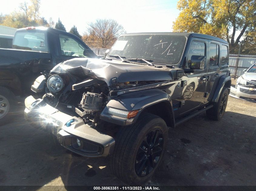 2021 Jeep Wrangler 4Xe Unlimited High Altitude 4X4 VIN: 1C4JJXP6XMW788891 Lot: 38063351