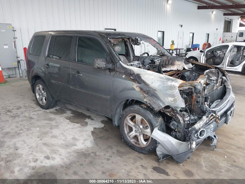 2013 Honda Pilot Ex-L VIN: 5FNYF3H52DB033933 Lot: 38064210