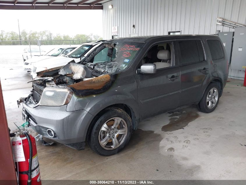 2013 Honda Pilot Ex-L VIN: 5FNYF3H52DB033933 Lot: 38064210