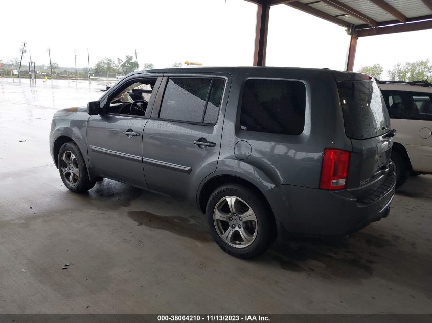 2013 Honda Pilot Ex-L VIN: 5FNYF3H52DB033933 Lot: 38064210