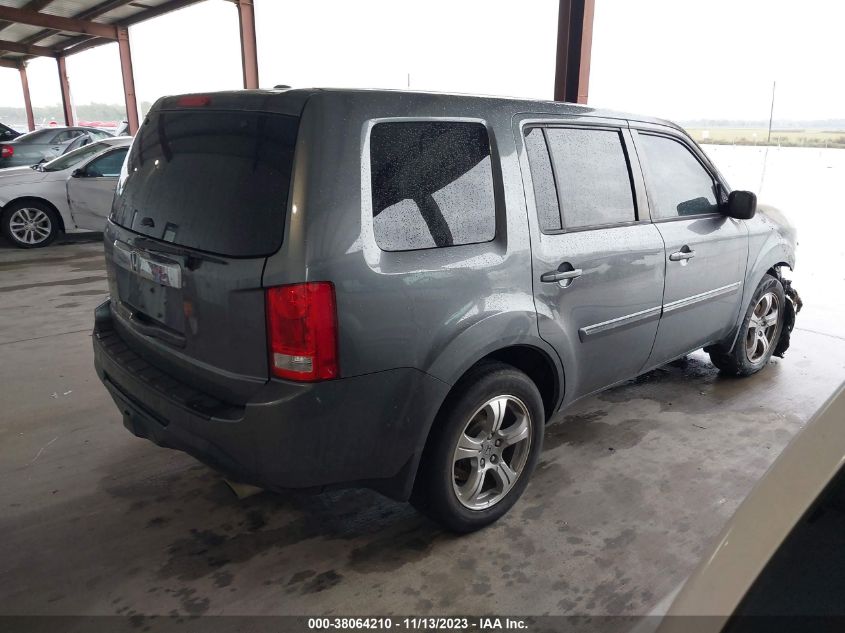 2013 Honda Pilot Ex-L VIN: 5FNYF3H52DB033933 Lot: 38064210