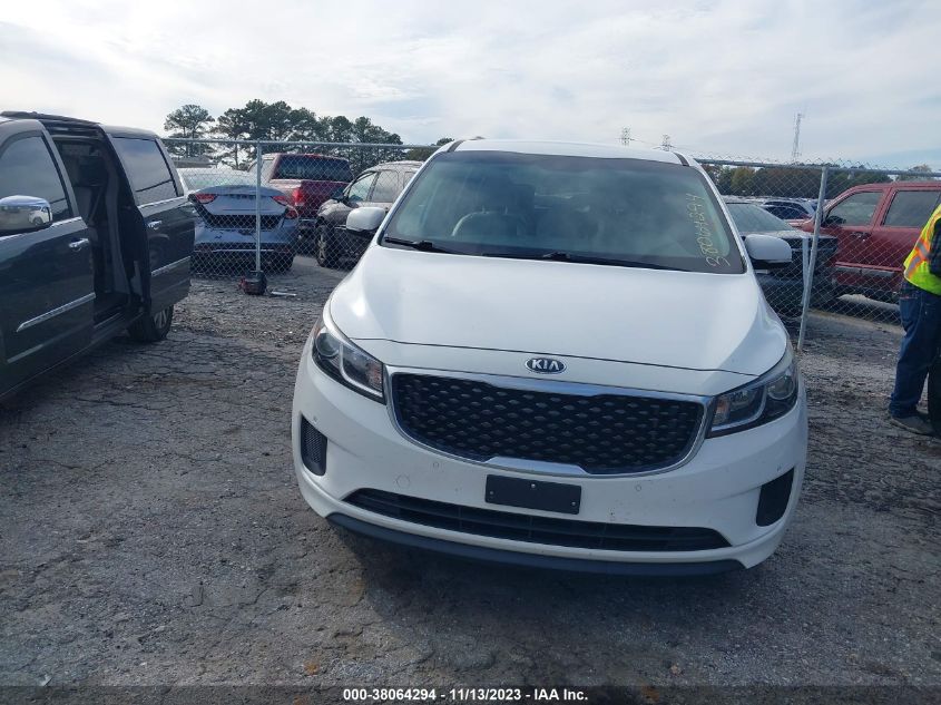 2017 Kia Sedona Lx VIN: KNDMB5C15H6254566 Lot: 38064294