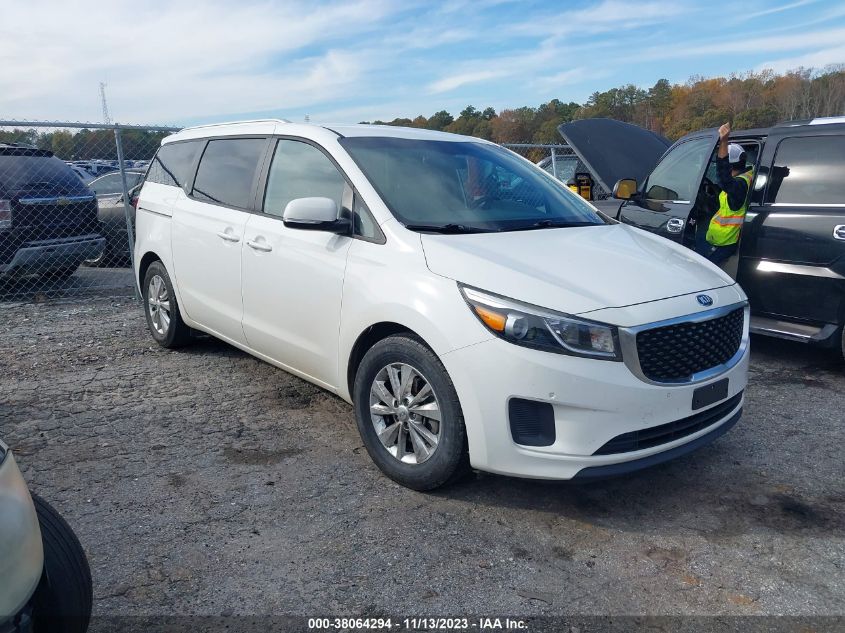 2017 Kia Sedona Lx VIN: KNDMB5C15H6254566 Lot: 38064294