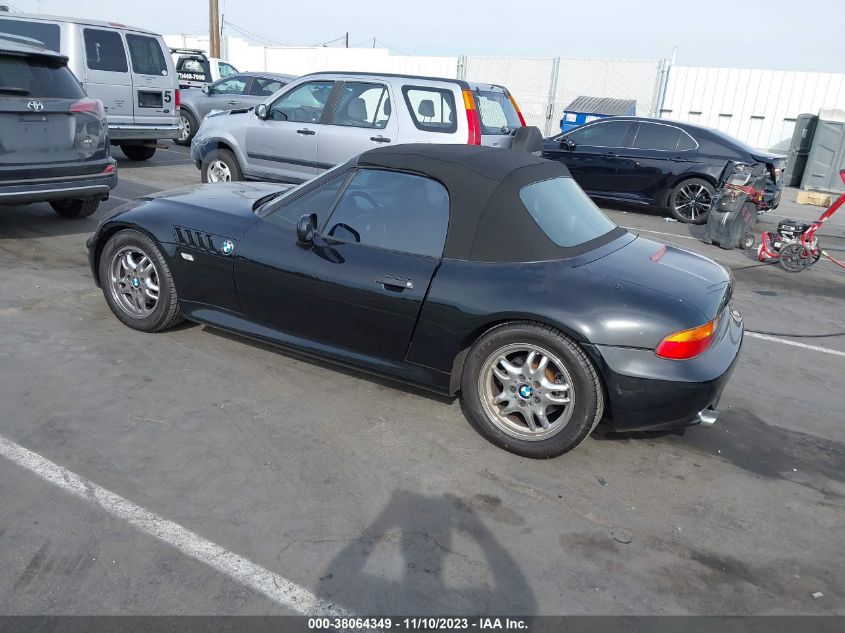 1996 BMW Z3 1.9 VIN: 4USCH732XTLB74850 Lot: 38064349