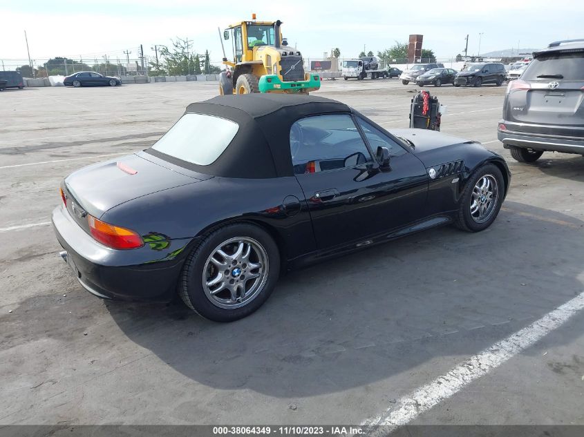 1996 BMW Z3 1.9 VIN: 4USCH732XTLB74850 Lot: 38064349