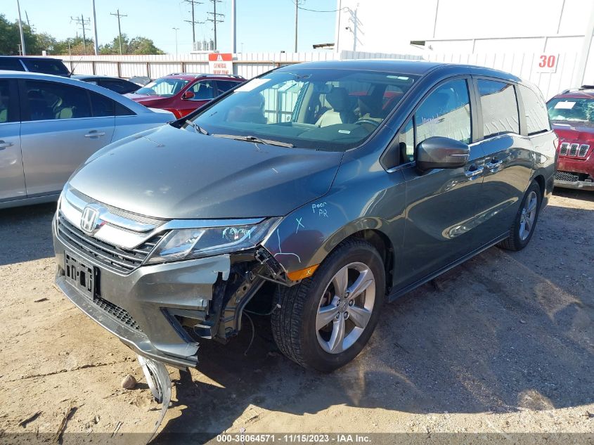 2019 Honda Odyssey Ex-L VIN: 5FNRL6H70KB023091 Lot: 38064571