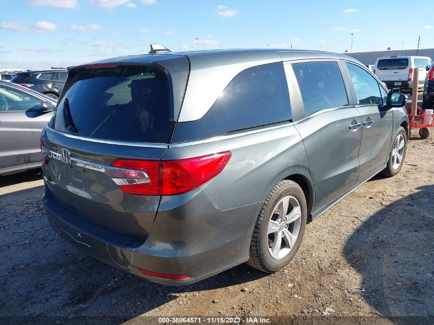 2019 Honda Odyssey Ex-L VIN: 5FNRL6H70KB023091 Lot: 38064571