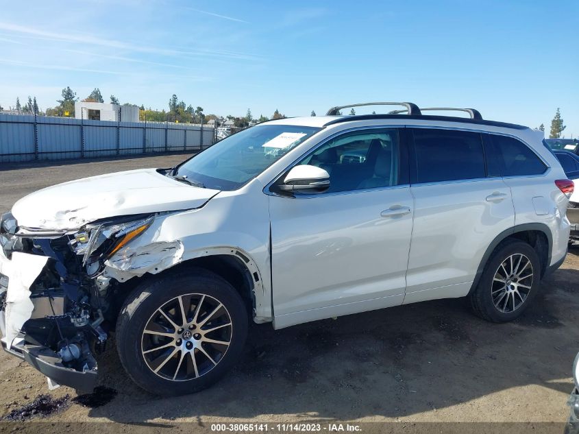 2017 Toyota Highlander Se VIN: 5TDKZRFH1HS508261 Lot: 38065141