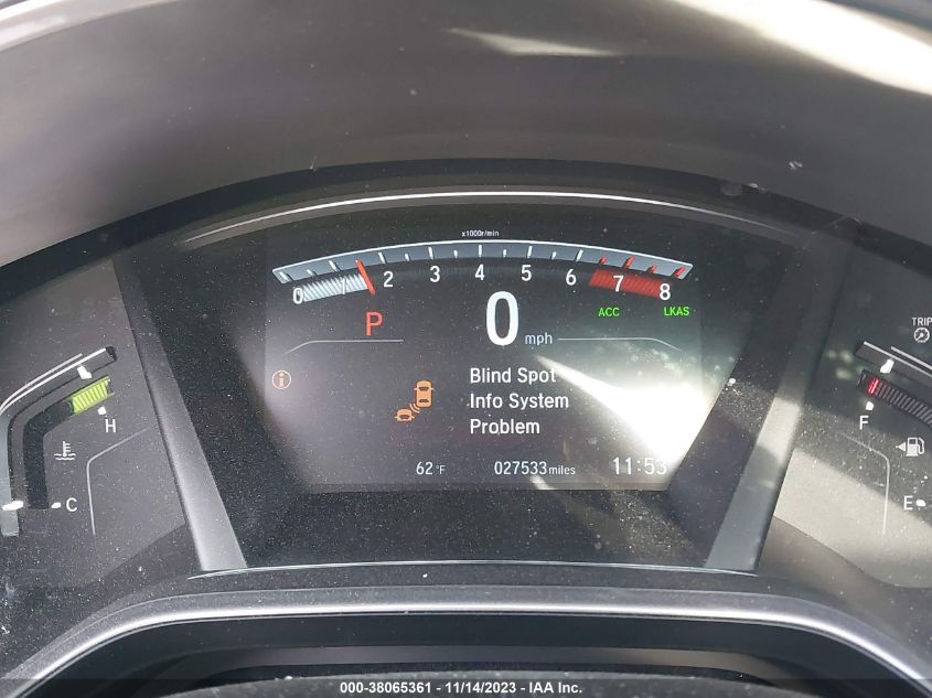 2022 Honda Cr-V 2Wd Ex-L VIN: 7FARW1H81NE007347 Lot: 38065361