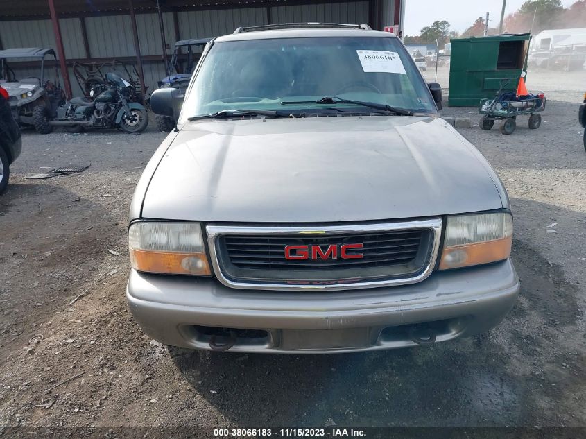 2000 GMC Jimmy Slt VIN: 1GKDT13W3Y2267524 Lot: 38066183