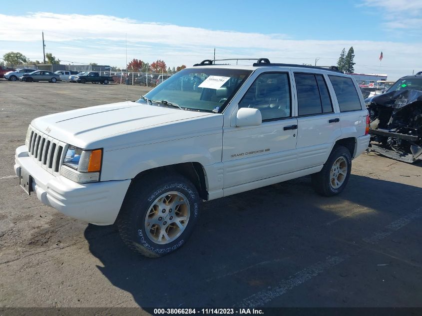 1998 Jeep Grand Cherokee Limited VIN: 1J4GZ78Y2WC186830 Lot: 38066284