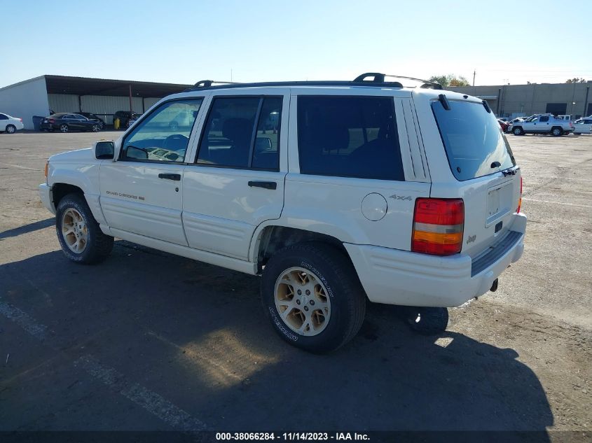 1998 Jeep Grand Cherokee Limited VIN: 1J4GZ78Y2WC186830 Lot: 38066284