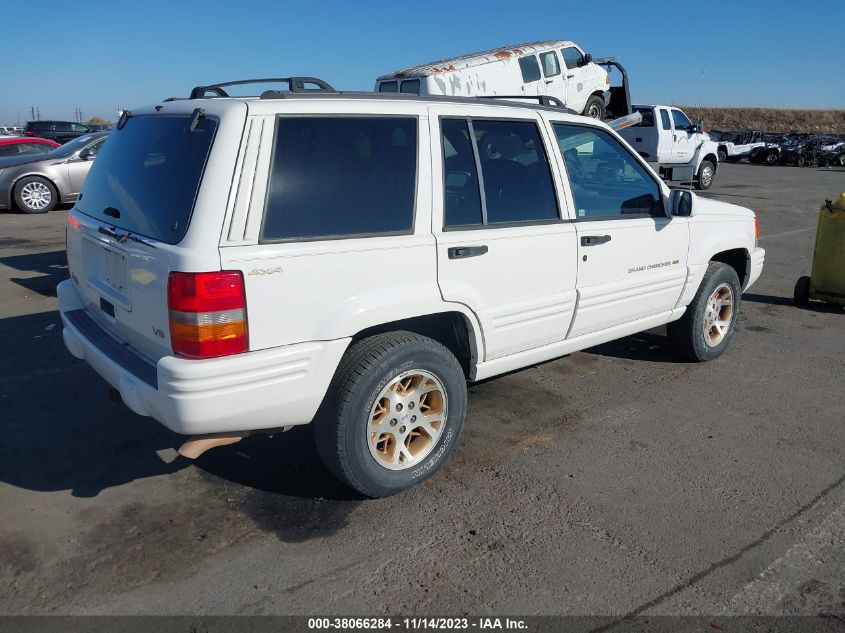 1998 Jeep Grand Cherokee Limited VIN: 1J4GZ78Y2WC186830 Lot: 38066284