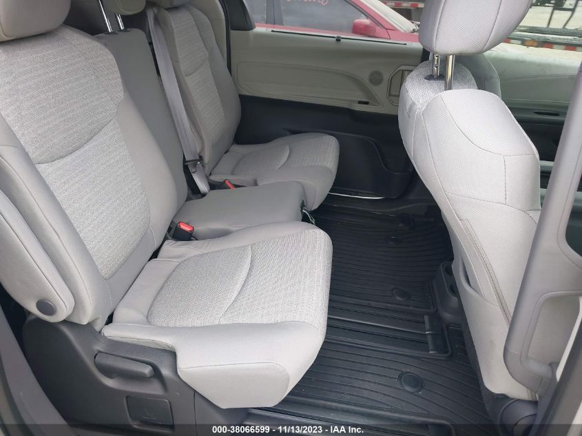 2022 Toyota Sienna Le VIN: 5TDKRKEC6NS095455 Lot: 38066599