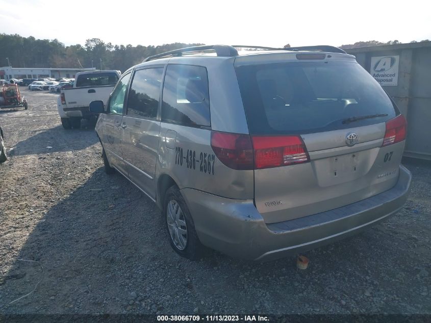 2005 Toyota Sienna Le VIN: 5TDZA23C55S331604 Lot: 38066709