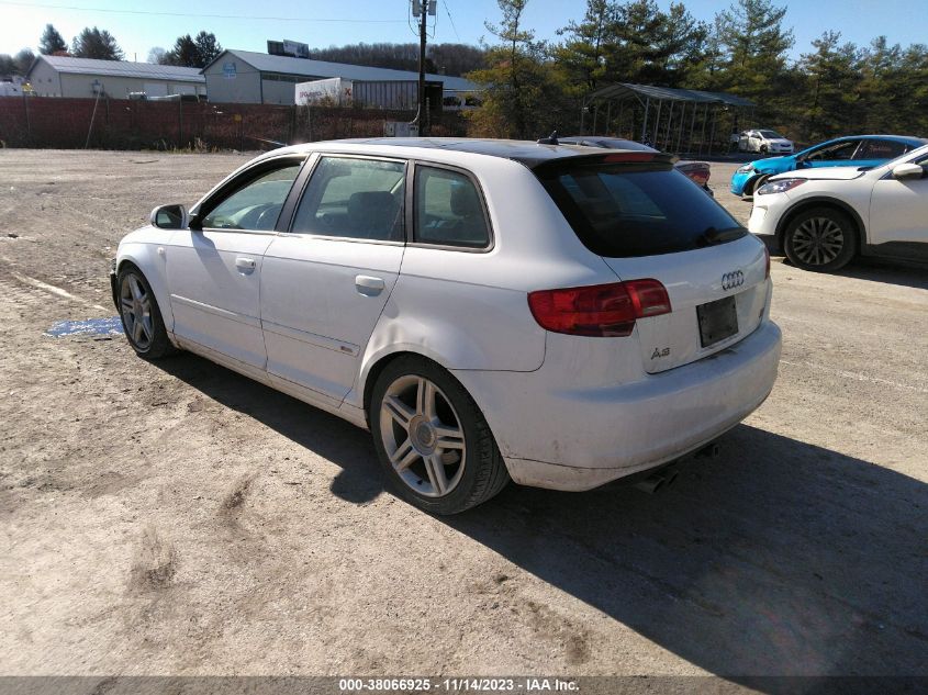 2007 Audi A3 3.2 VIN: WAUKD78P17A030603 Lot: 38066925