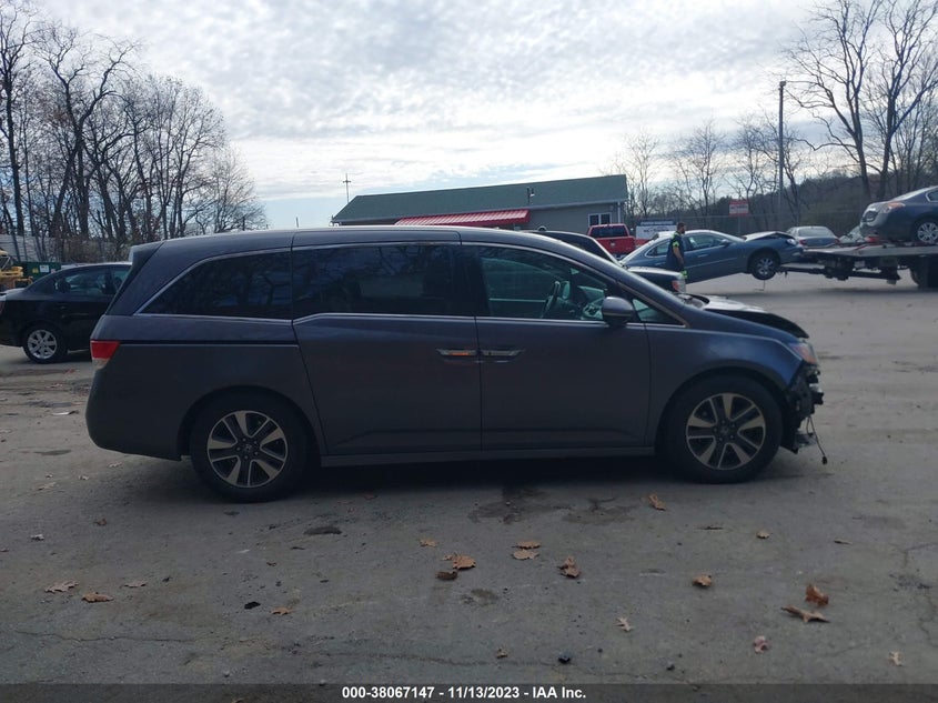 2014 Honda Odyssey Touring/Touring Elite VIN: 5FNRL5H92EB057856 Lot: 38067147