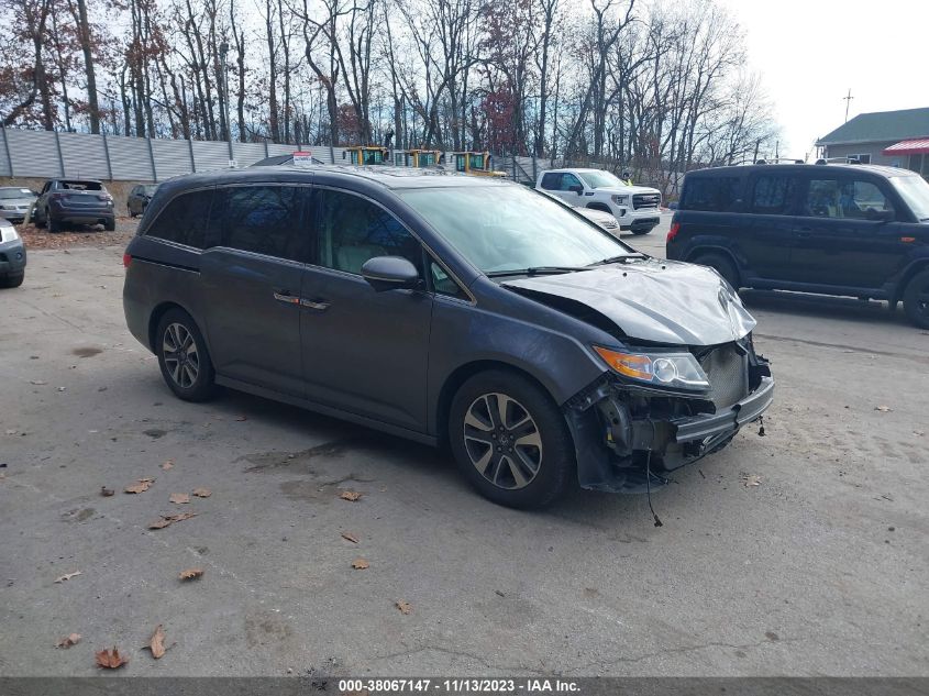 2014 Honda Odyssey Touring/Touring Elite VIN: 5FNRL5H92EB057856 Lot: 38067147