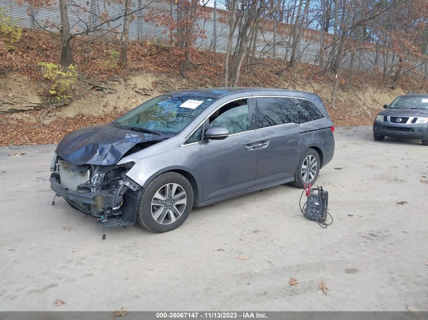 2014 Honda Odyssey Touring/Touring Elite VIN: 5FNRL5H92EB057856 Lot: 38067147