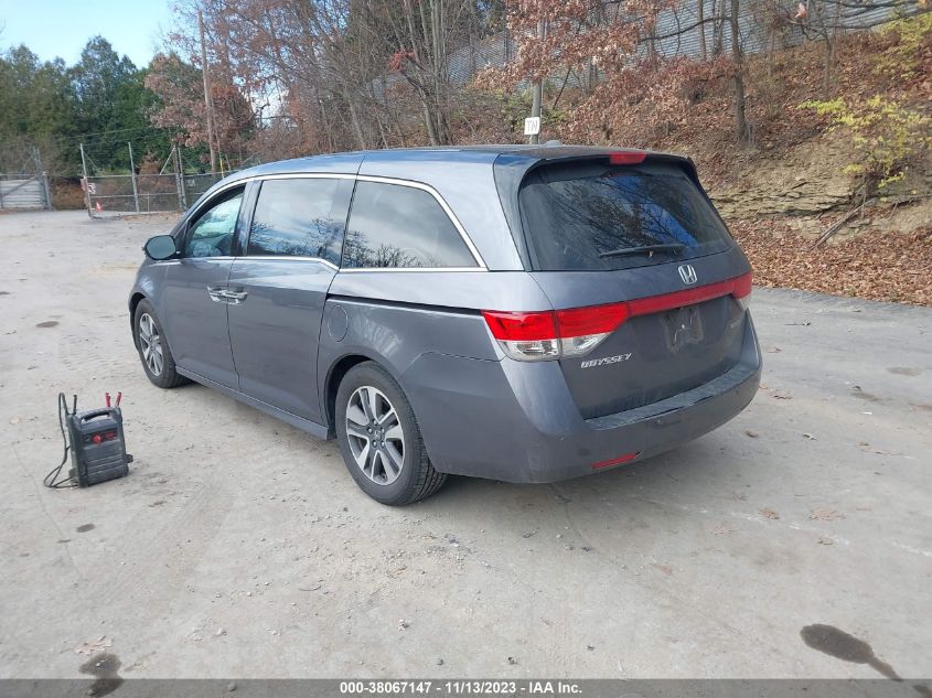 2014 Honda Odyssey Touring/Touring Elite VIN: 5FNRL5H92EB057856 Lot: 38067147