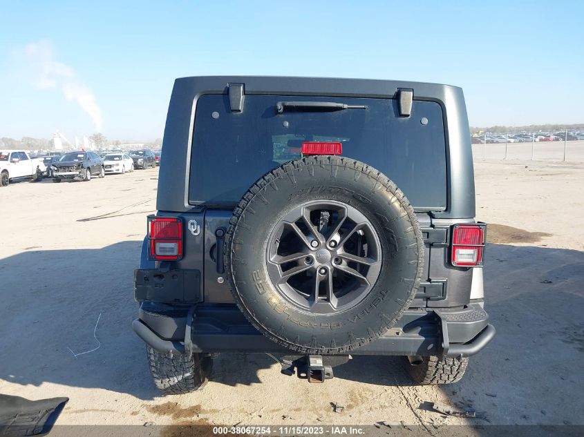 2018 Jeep Wrangler Jk Unlimited Freedom Edition 4X4 VIN: 1C4BJWDG0JL832003 Lot: 38067254