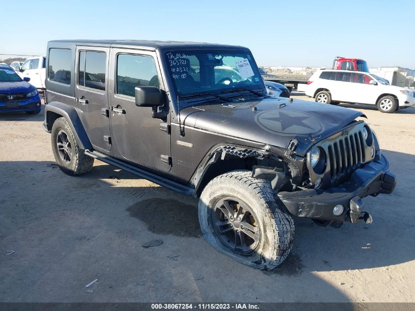 2018 Jeep Wrangler Jk Unlimited Freedom Edition 4X4 VIN: 1C4BJWDG0JL832003 Lot: 38067254