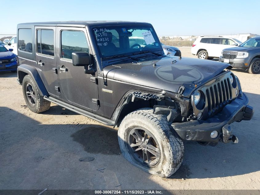 2018 Jeep Wrangler Jk Unlimited Freedom Edition 4X4 VIN: 1C4BJWDG0JL832003 Lot: 38067254