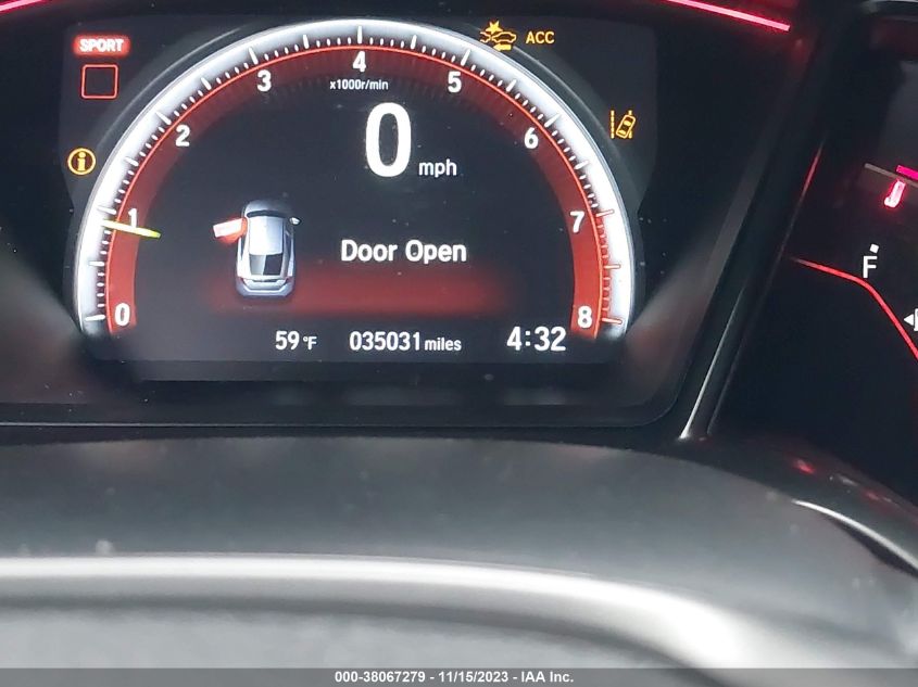 2021 Honda Civic Type R Touring VIN: SHHFK8G79MU203478 Lot: 38067279