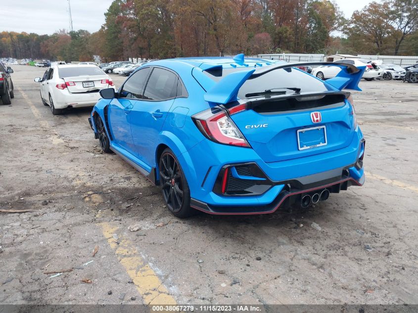 2021 Honda Civic Type R Touring VIN: SHHFK8G79MU203478 Lot: 38067279