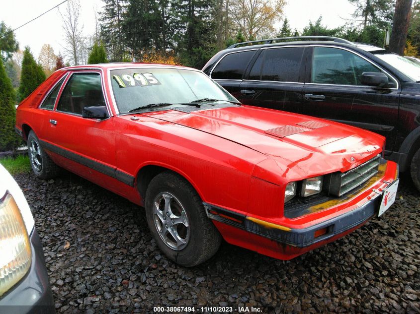 1985 Mercury Capri VIN: 1MEBP79AXFF608153 Lot: 38067494